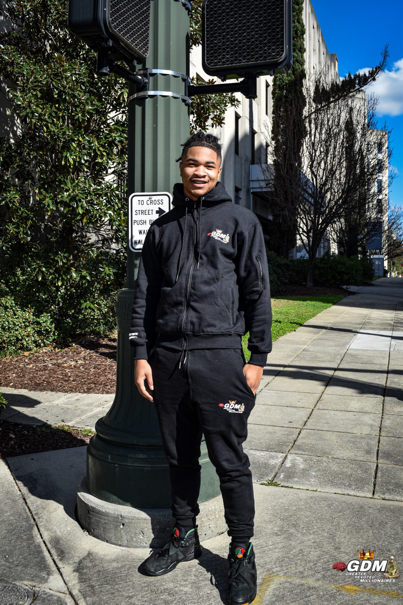 GDM BLACK TRACKSUIT