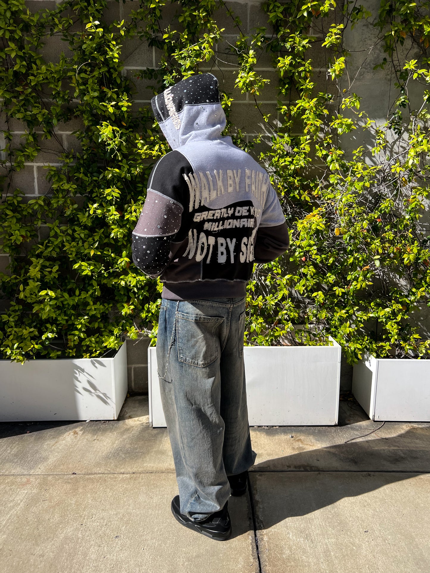 Walk By Faith Black Hoodie