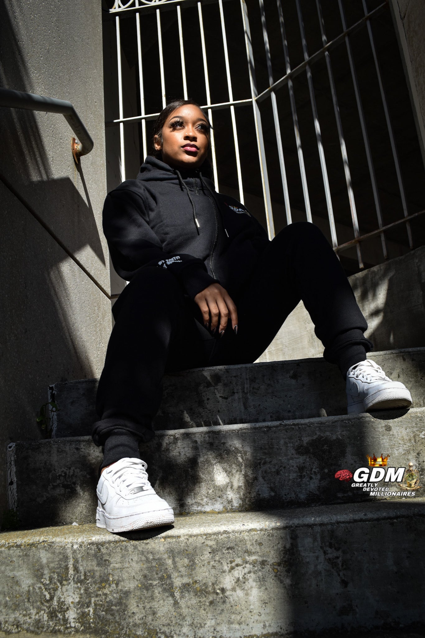GDM BLACK TRACKSUIT