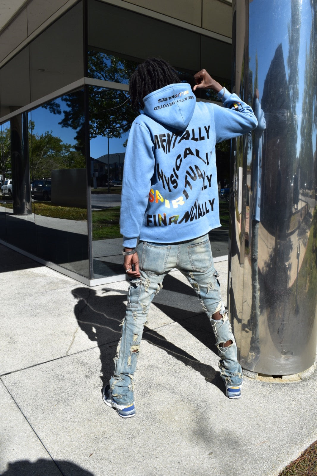 GDM 4 World Air Force Blue Hoodie
