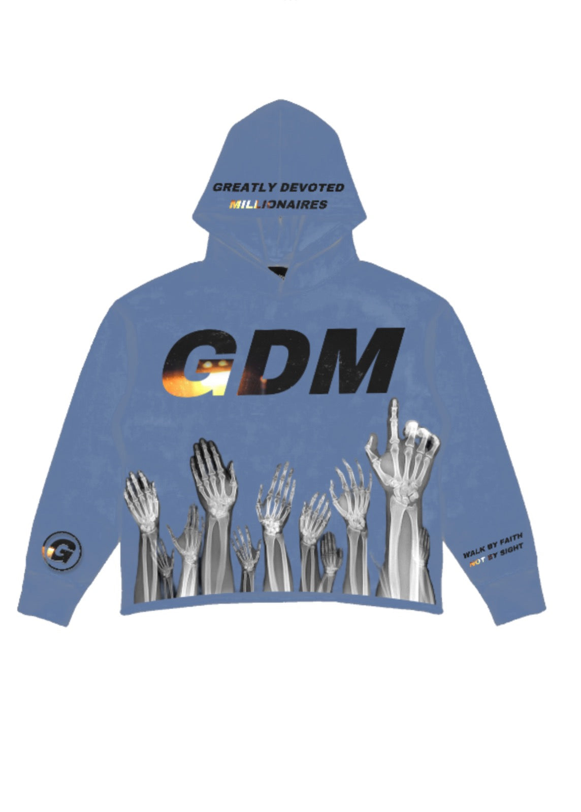 GDM 4 World Air Force Blue Hoodie